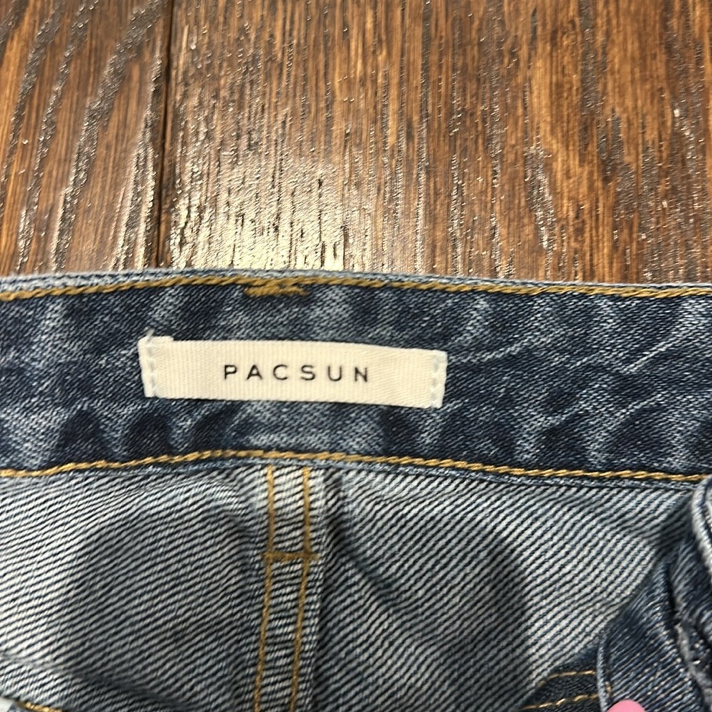 Pacsun Color Block Blue Jeans Size 25 - image 2
